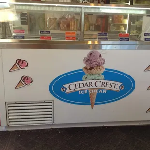 12 different flavors of ice cream