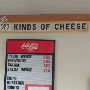 Over 70? That's pretty cheesy!