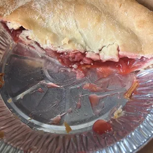 Strawberry-rhubarb pie