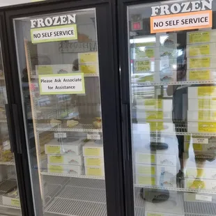 frozen no self service