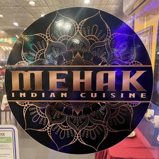 Logo on the front door