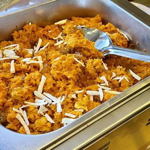 Dessert at the lunch buffet