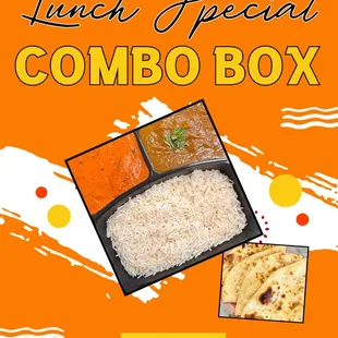 Weekday lunch combo box 11 to 2:45