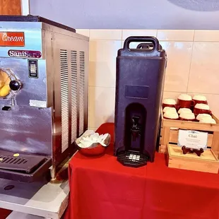 Mango Ice Cream and Chai Tea