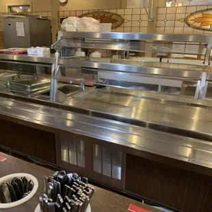 Buffet at Mehlman's Cafeteria.