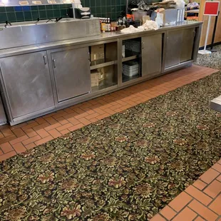 Drink area at Mehlman's Cafeteria.