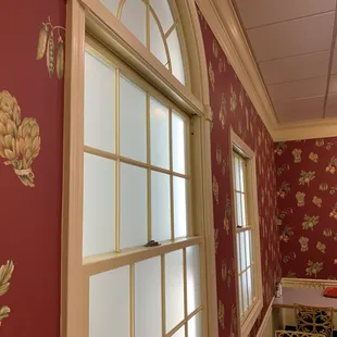 Decorative wall at Mehlman's Cafeteria.