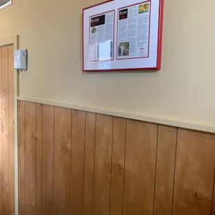 Hallway at Mehlman's Cafeteria.