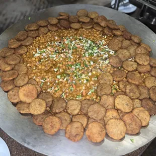 Aloo Tikki with Cholay