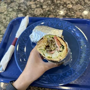 Lamb Tikka Wrap