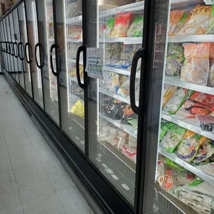 the inside of a refrigerated refrigerator
