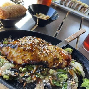 Teriyaki chicken was amazing