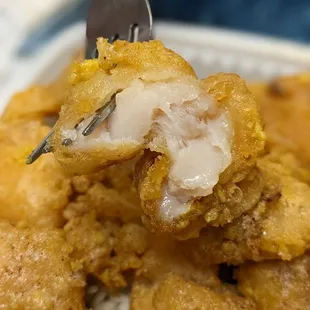 Fish with salted egg