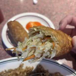 Veggie eggrolls no bueno