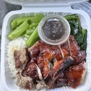 Roast Meat Rice Plate