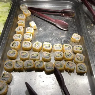 California rolls. Pretty good, surprisingly.