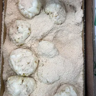 a box of dumplings
