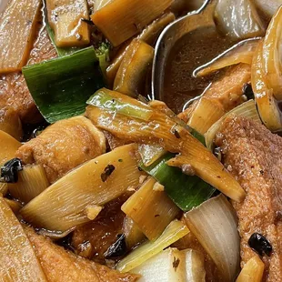 Bean Curd w/ Black Bean Sauce