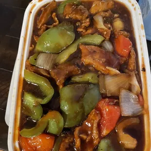 Pepper beef