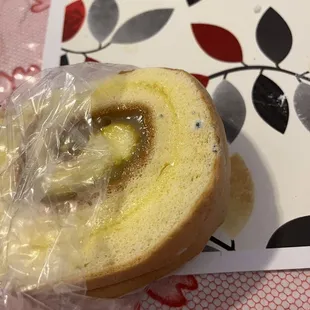 Mold on lemon cake