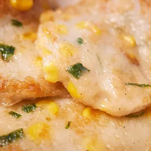 Fishcake w/ corn