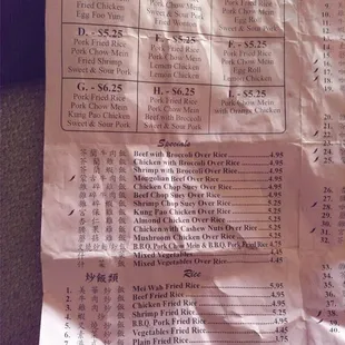 menu, burritos and wraps