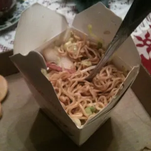 Pork chow mein