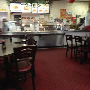 sushi and sashimi, interior