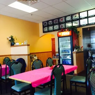 Inside the restaurant