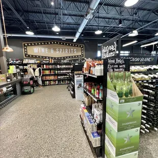 Wine section