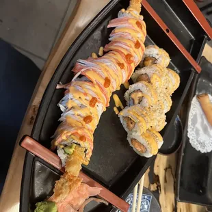 sushi, sushi and sashimi, food, sashimi