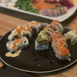 Cobalt and Sunset (no tempura flakes)