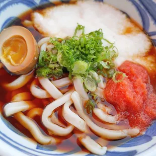 Egg Tororo &amp; Mentai Cold Udon