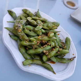 Garlic Edamame