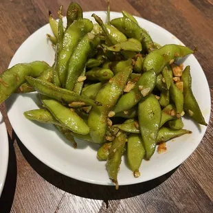 Garlic Spicy Edamame