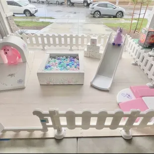 We can make any space given work to help setup for your littles