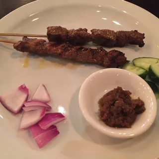 Satay Beef Skewers*