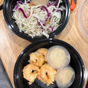 I orderee honey walnut shrimp, but I didn&apos;t get the walnuts. But they sure did wanna charge me two dollars for some extra cabbage