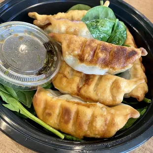 Pork Potstickers - Get These.. The Dipping Sauce is Amazing