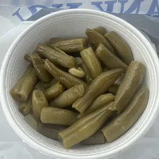Beans, large container