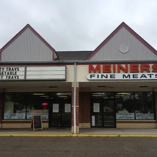 the front of the restaurant