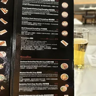 menu, sushi and sashimi