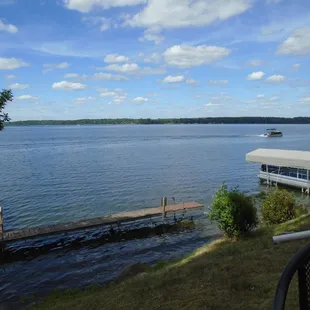 The view from our table on the outdoor patio - wow!