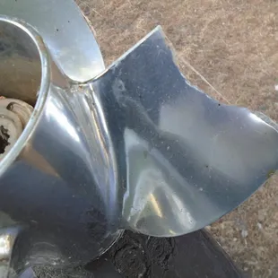 Oops - it looks like someone hit a BIG rock!