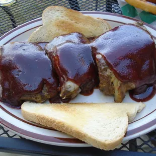 Barbecue Pork Ribs - the Saturday special.