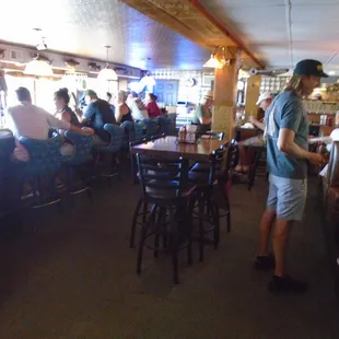 The bar - on the left side when you enter the door.