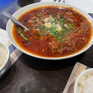 Hot Chili Oil Poached Sliced Beef