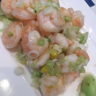 Sauteed Shrimp with Scallions
