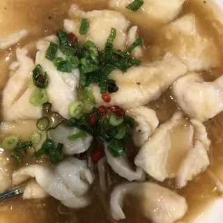 Sole Fillet with Chinese Pickled Cabbage