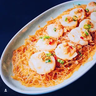 Steamed Scallops